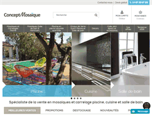 Tablet Screenshot of concept-mosaique.com